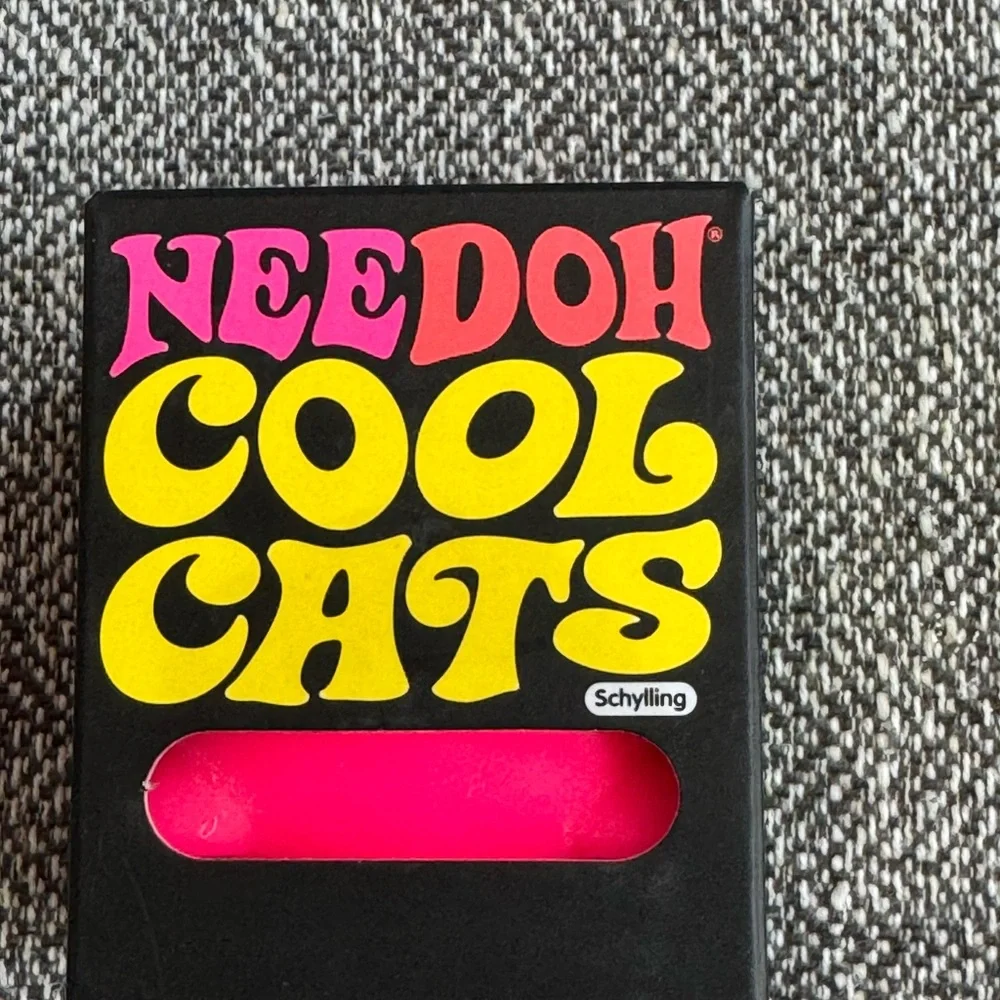 Needoh Cool Cats - Pink NIB AUTHENTIC